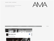 Tablet Screenshot of amadesignstudio.net